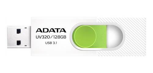 Memoria Usb 3.1 Adata Uv320 128gb Blanco/verde