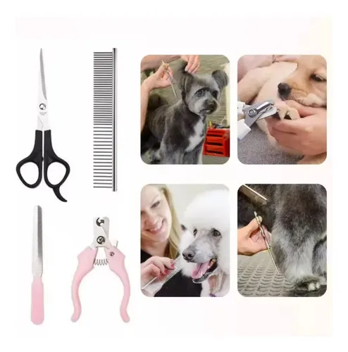 Kit Peluqueria Cortar Pelo Perros Gatos Mascotas Sheli 2253