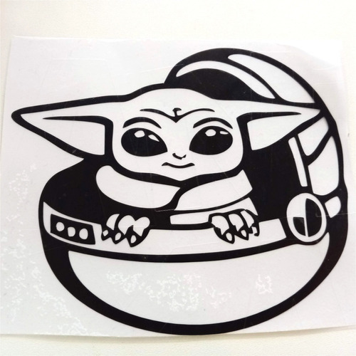 Vinilo Adhesivo, Calco, Baby Yoda -grogu