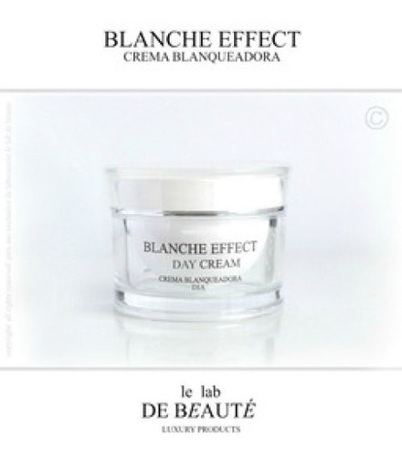 Crema Blanche Effect Dia X 50g Le Lab De Beaute La Plata