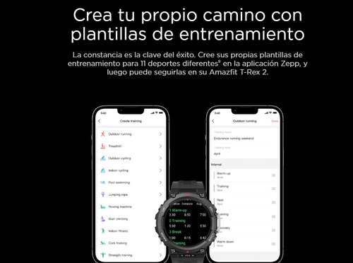 Imagen 8 de 8 de Smartwatch Reloj Inteligente Amazfit T-rex 2 Gps Oxímetro, Pantalla Tactil 1,39 Amoled, Resolución 454 X 454, Autonomía 24 Dias, 158+ Modos De Entrenamiento, Resistencia Al Agua 100 Metros