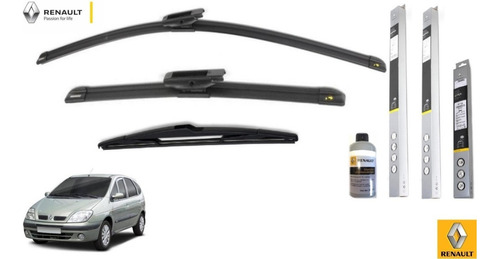 Kit 3 Plumas Wiper Limpiabrisas Renault Scenic 2004 Original