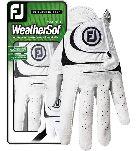 Guantes De Golf Para Mujer Blanco Talla M