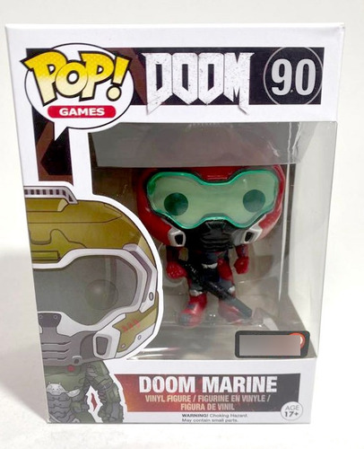 Doom Marine Rojo #90 Gamestop Exclusive Funko
