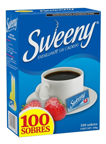 Endulzante Sweeny Sin Calorías Clásico 100 Sobres