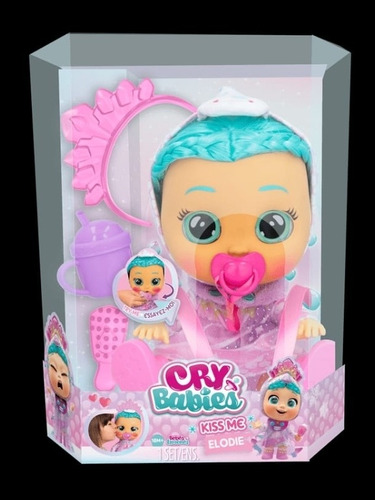 Cry Babies Cry Baby Kiss Me Elodie Bebes Llorones Muñeca 