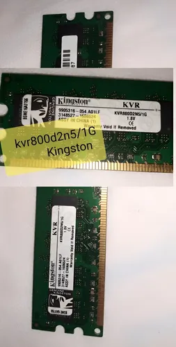 Memória Ram Kingston 1gb Ddr2 Kvr800d2n5 | Parcelamento sem juros