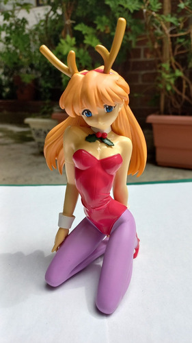 Figura Evangelion - Asuka Langley Navidad Reno Sega S/cja