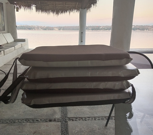 Cojines Rectangulares Sublime Greystar - Set De 4, 40x45 Cm Café Liso