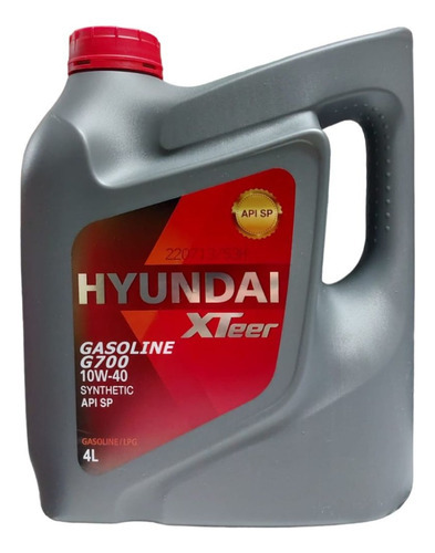 Aceite 10w-40 Hyundai Xteer G700  4 Litros / Sp
