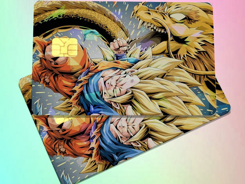 Etiqueta Para Tarjetas Goku 1