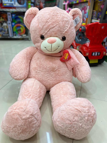 Peluche De Oso Gigante Rosado 100 Cm