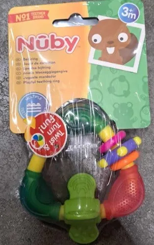 Nuby Spin N Dientes Teether, Los Colores Pueden Variar