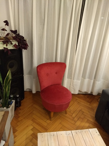 Sillón Retro Escandinavo Moderno Patchwork Pana Miagala