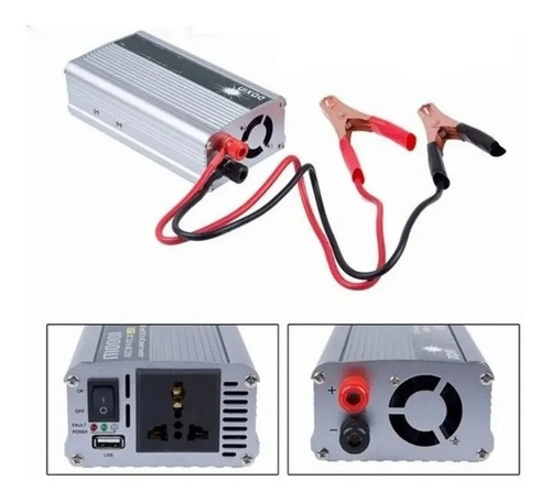 Imagen 9 de 9 de Inversor Voltaje Conversor Corriente Deauto 12v A 220v 1000w