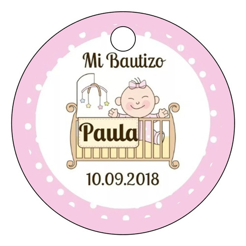 250 Etiquetas Personalizada Baby Shower Recuerdos Bautizo