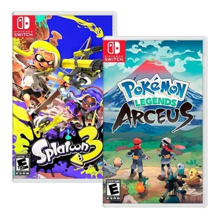 Splatoon 3 + Pokemon Arceus Nintendo Switch