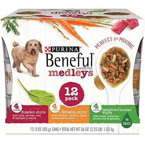 Purina Beneful Medleys Adult Wet Dog Food Variety Pack