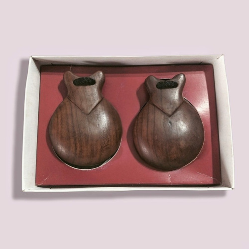 Imagen 2 de 5 de Castañuelas Profesionales Originales Lucero Tena,palo Santo