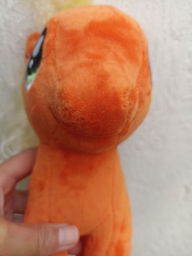 Pony. Bonito Peluche Con Cabello Largo, Apple Jack 22cm