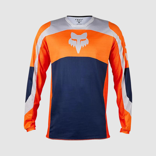 Polera Moto 180 Nitro Naranjo Fluor Fox