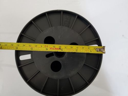50 Carretes Plastico Negro Vacio 6 Diametro 4-3/8 Alambre