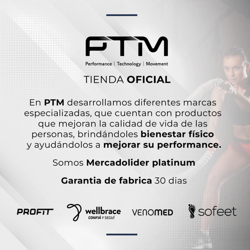Imagen 3 de 7 de Rodillera Elástica Air Sport Deportiva Profit Ptm Oficial