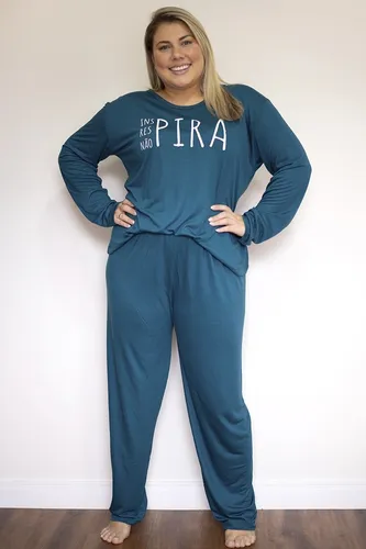 Pijama inverno cheap plus size