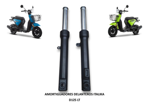 Amortiguadores Delanteros Italika D125 Lt