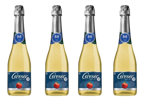 Cereser Maçã Sem Álcool 660ml - 4 Unidades