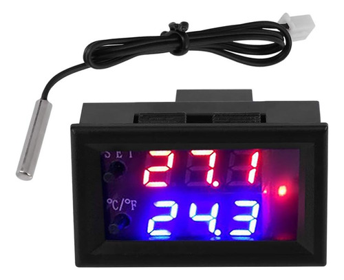 Controlador De Temperatura, Dc12v 20a Relé Pantalla Digital