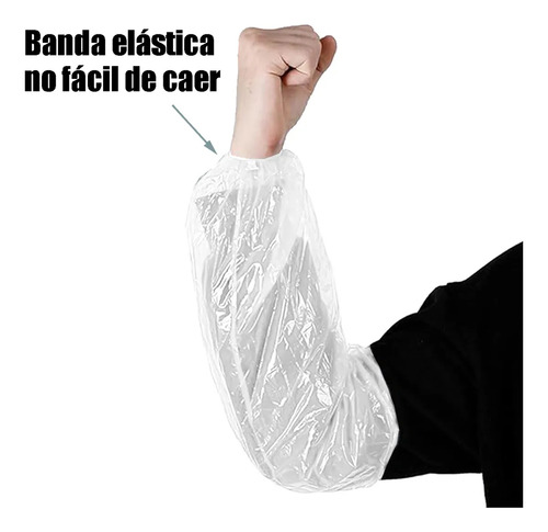 200 Fundas Protectoras De Plástico Ajustables Desechables