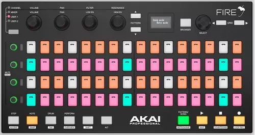 Akai Fire - Controladora Midi USB para Fruity Loops - World Music