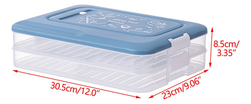 Refrigerador De Múltiples Capas I Dumpling Box Con Bandeja P