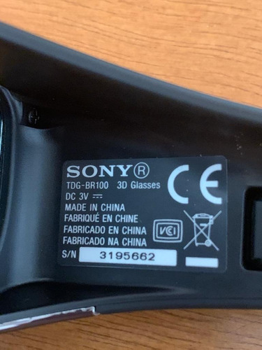 Kit 3 Óculos 3d Sony Tgd-br100