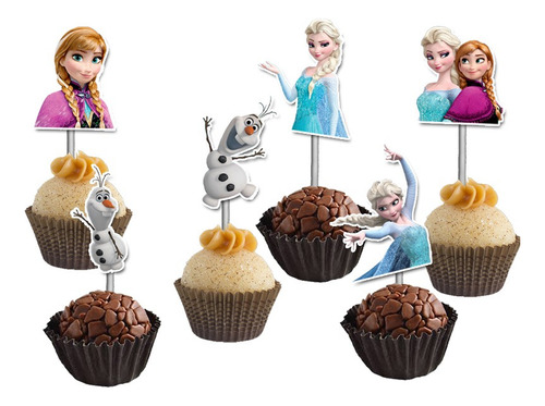 100 Toppers Para Doces - Frozen