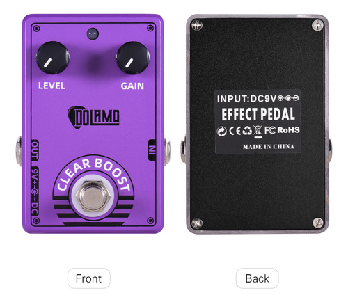 Pedal De Guitarra Eléctrica Effect Maker Effects Guitar Purp