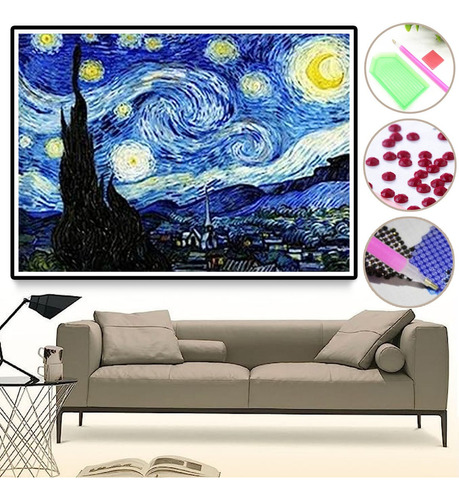 Diamond Painting Diy 5d Kit Cielo Estrellado 30cm*40cm