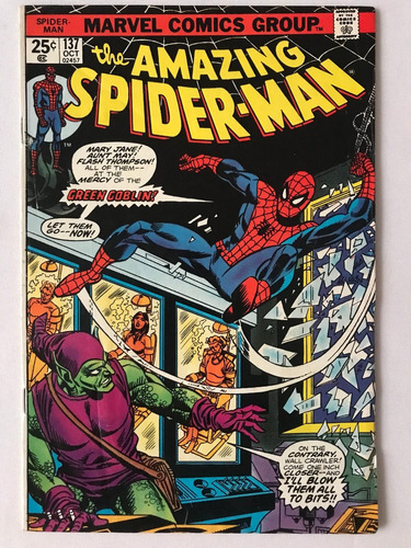 Amazing Spiderman #137 Marvel Comics 1974 Harry Osborn Green