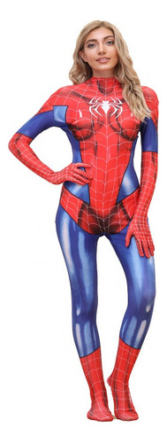 Traje De Spiderman Para Cosplay Mujer Disfraz
