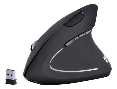 Mouse Vertical Ergonomico Sem Fio 2400dpi Recarregavel