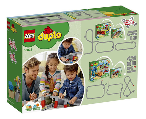 Lego Duplo Tren Puente Y Vías 10872 Bloques De Construcción