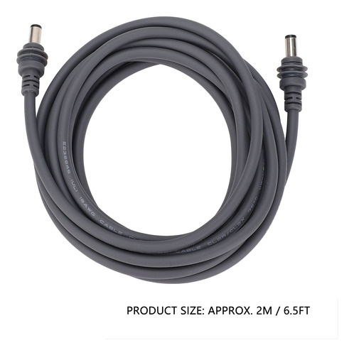 Cable De Alimentación De Corriente Continua De 2 M Y 6.5 Pie