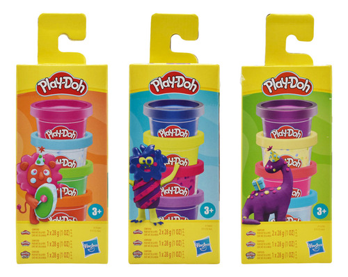 Play Doh Pack Dinosaurios Monstruos Animales 339g Hasbro Color Multicolor
