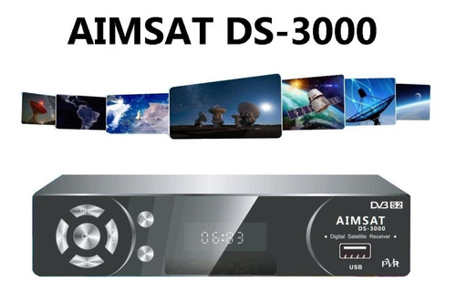 Decodificador Satelital Aimsat Ds-3000 Fta Canales Libres