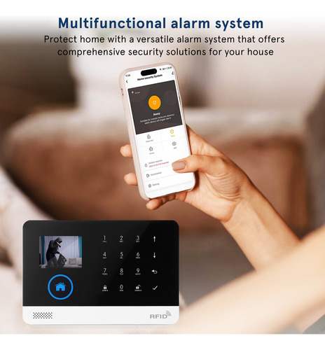 Kit Sistema De Seguridad Alarma Hogar Y Sensor Wifi Y Gsm