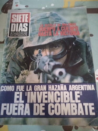 Revista Siete Dias 6 1982 N781 Percivale Piazzolla Goyeneche