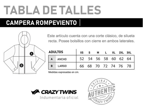 Imagen 4 de 4 de Campera Rompeviento Oficial Agustin Canapino Tc 2022