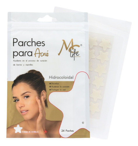 Parches Estrella Anti Acné Espinillas Barros Granos, Mc Life Momento De Aplicación Día/noche Tipo De Piel Todo Tipo De Piel
