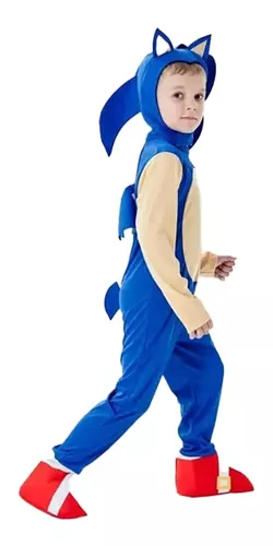 Disfraz de Sonic 2: La película, disfraz de Sonic para niña